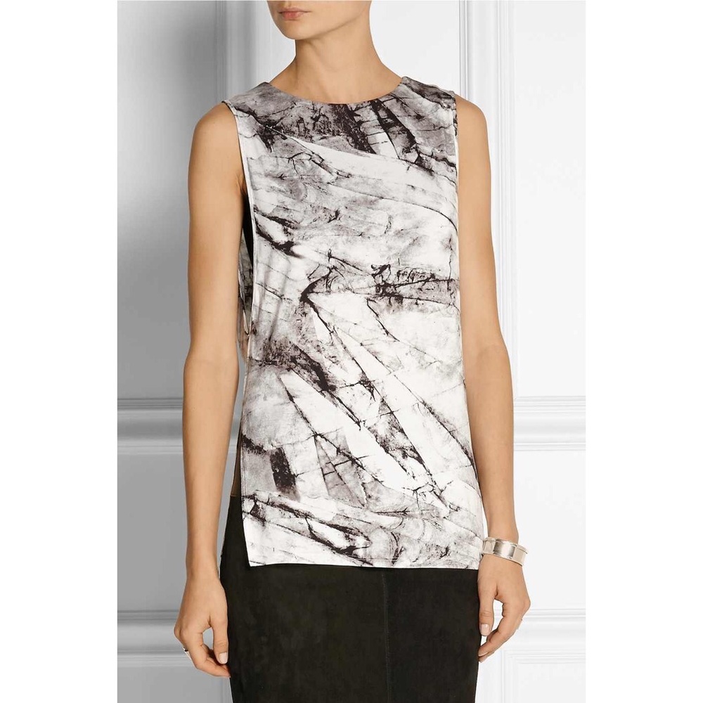 🎉HP🎉 HELMUT LANG "Terrene" Stretch-Jersey Top